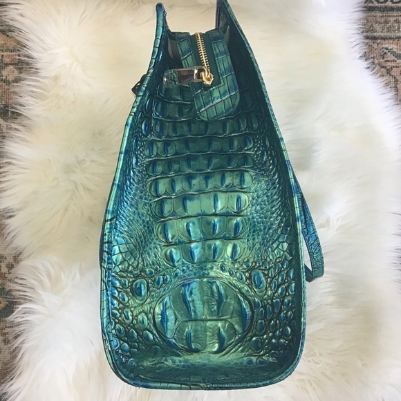 Brahmin Tia Peacock Melbourne Tote with registration card and dust bag N… - Picture 10 of 16